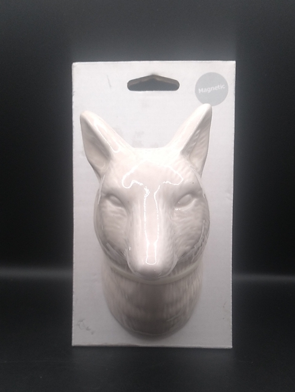 White Ceramic Fox Head Wall Accent - Opalhouse (B9)
